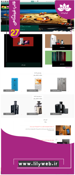 طراحی سایت فروشگاهی 27